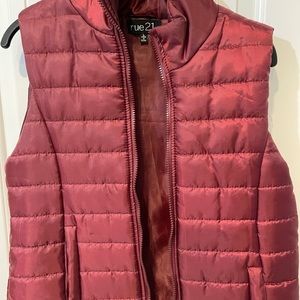 Maroon vest